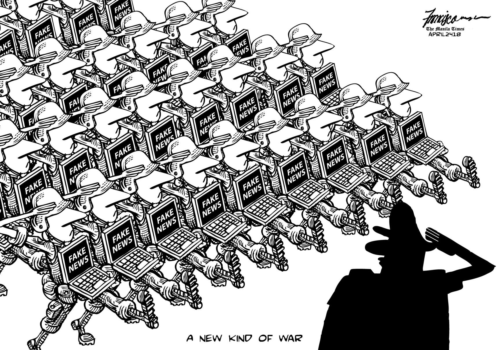 A new war waging by Manny Francisco, Manila